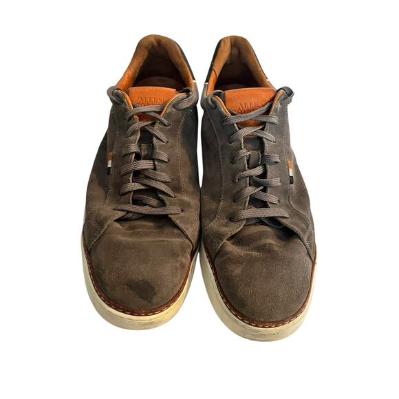 Allen Edmonds Alpha Lace-up Sneakers •Men 10 D• Dark Grey Suede Shoes $300 main image 7